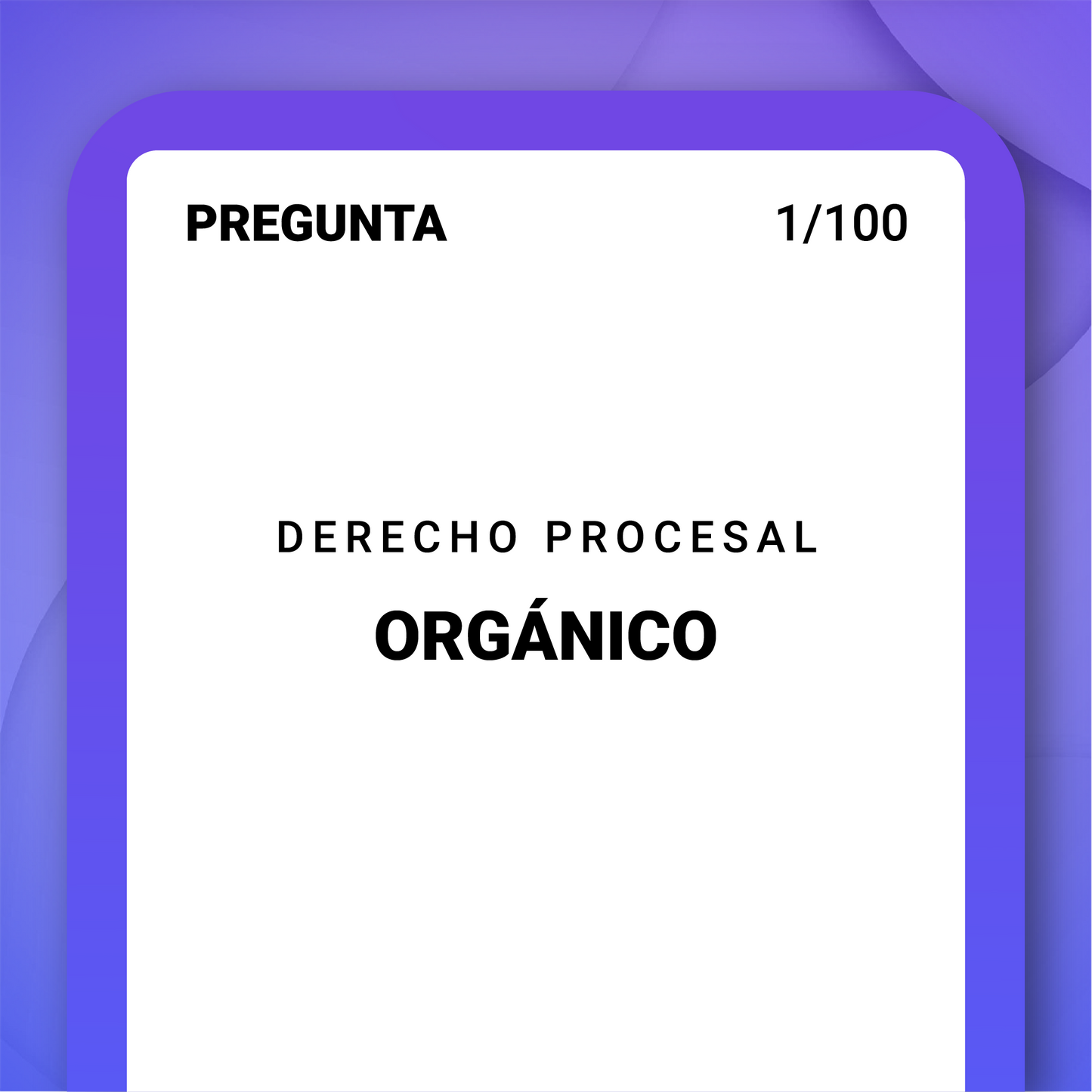 Caja Derecho Procesal Orgánico