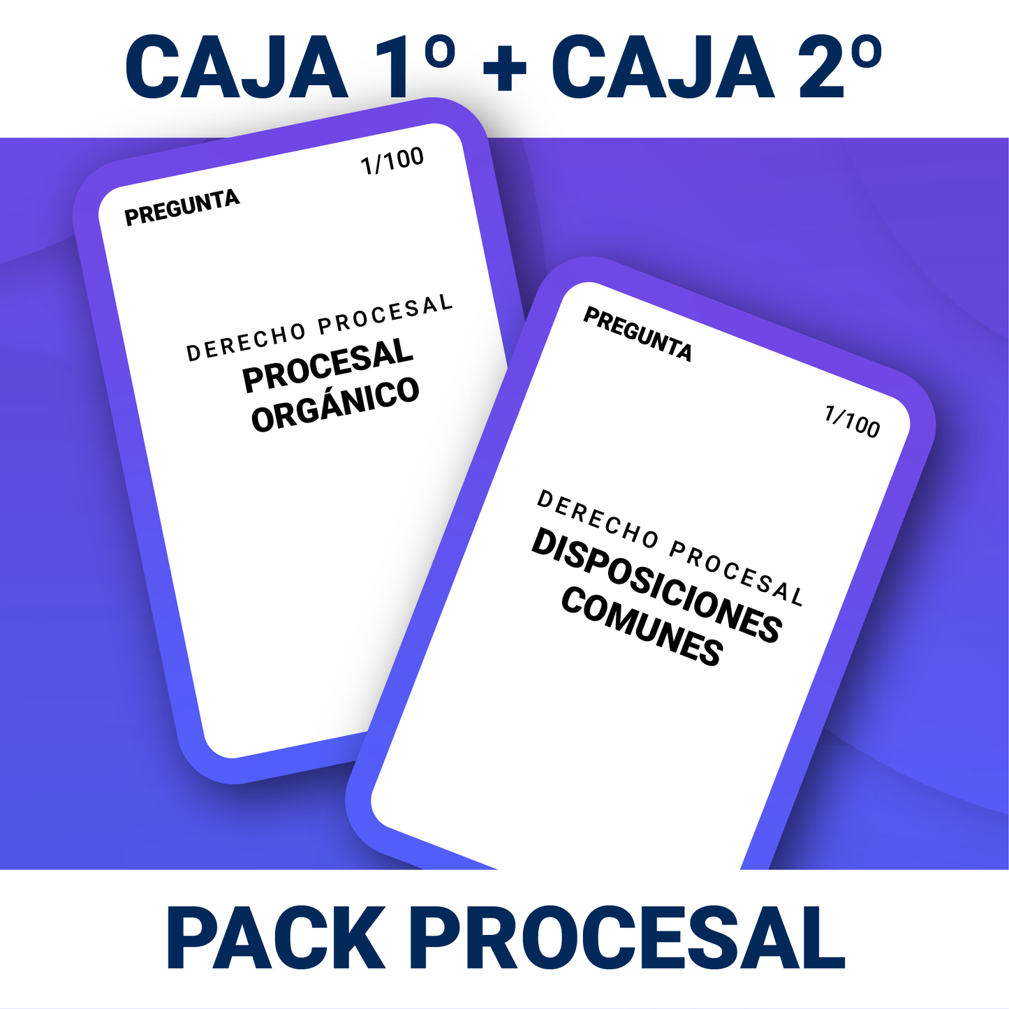 PACK ORGÁNICO Y DISPOSICIONES COMUNES