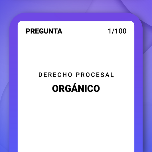 Caja Derecho Procesal Orgánico