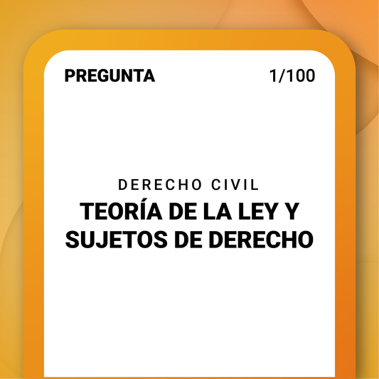 Caja Derecho Civil Teoría de la ley y Sujetos de derecho