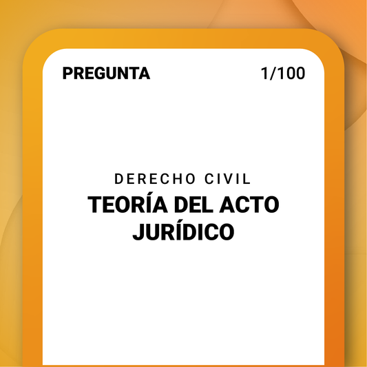 Caja Derecho Civil Teoría del acto jurídico
