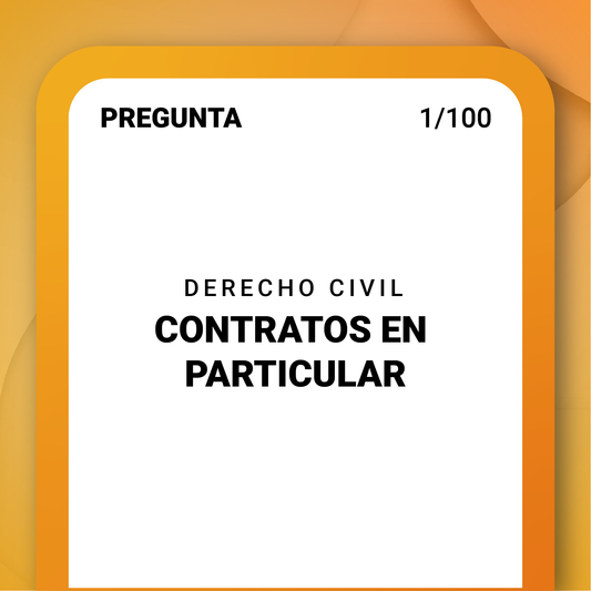 Caja Derecho Civil Contratos en particular