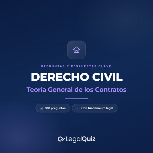 ⚡️ PDF CIVIL | Teoría General de los Contratos