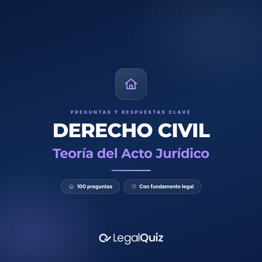 ⚡️ PDF CIVIL | Teoría del acto jurídico