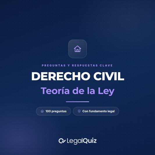 ⚡️ PDF CIVIL | Teoría de la Ley & Sujetos de Derecho