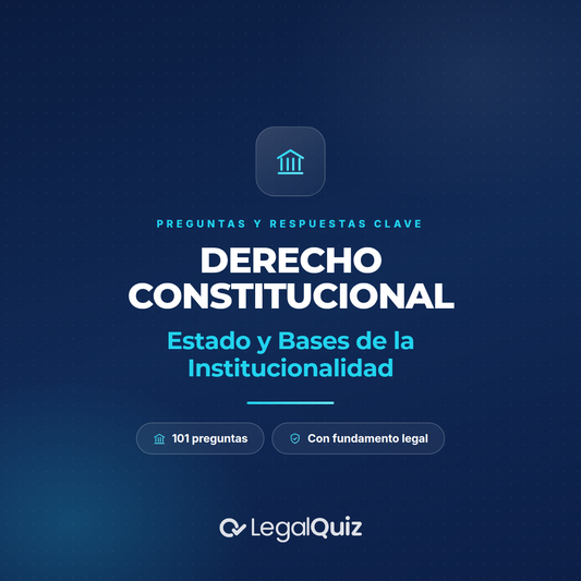 🏛️ PDF CONSTITUCIONAL | Estado y Bases de la Institucionalidad