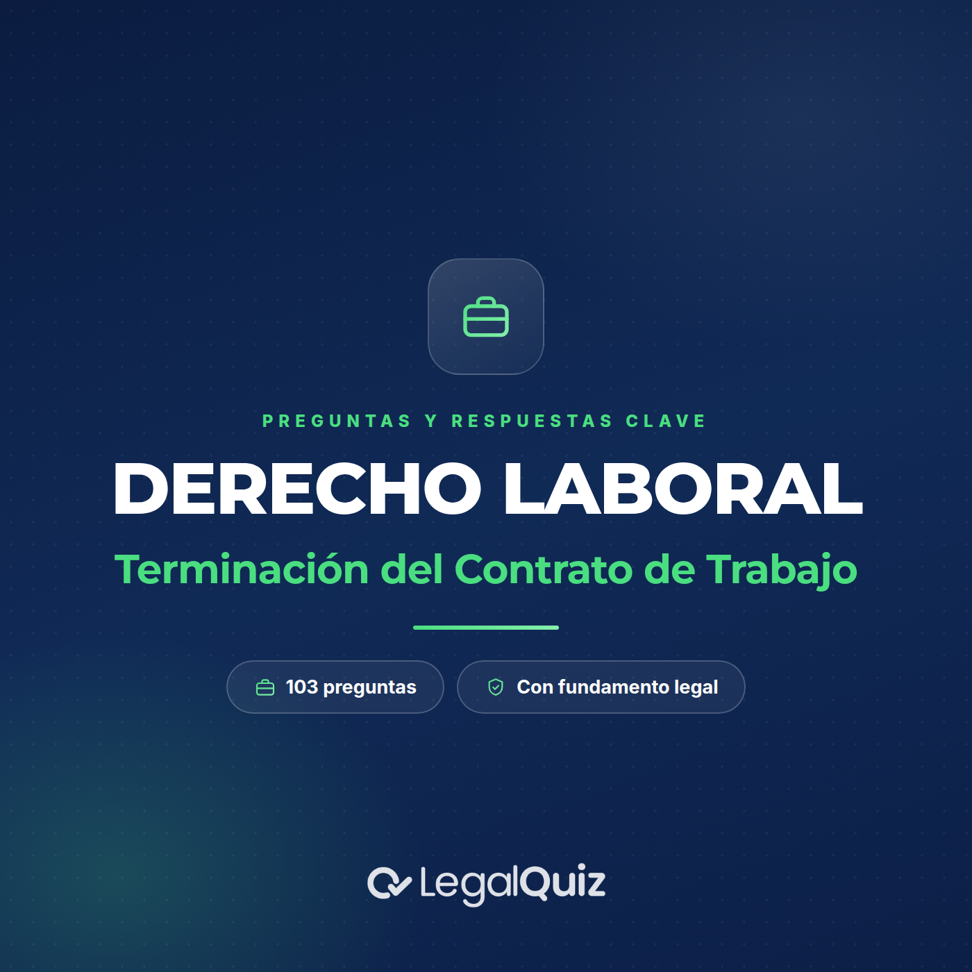 ⚡️PDF Terminación del Contrato de Trabajo