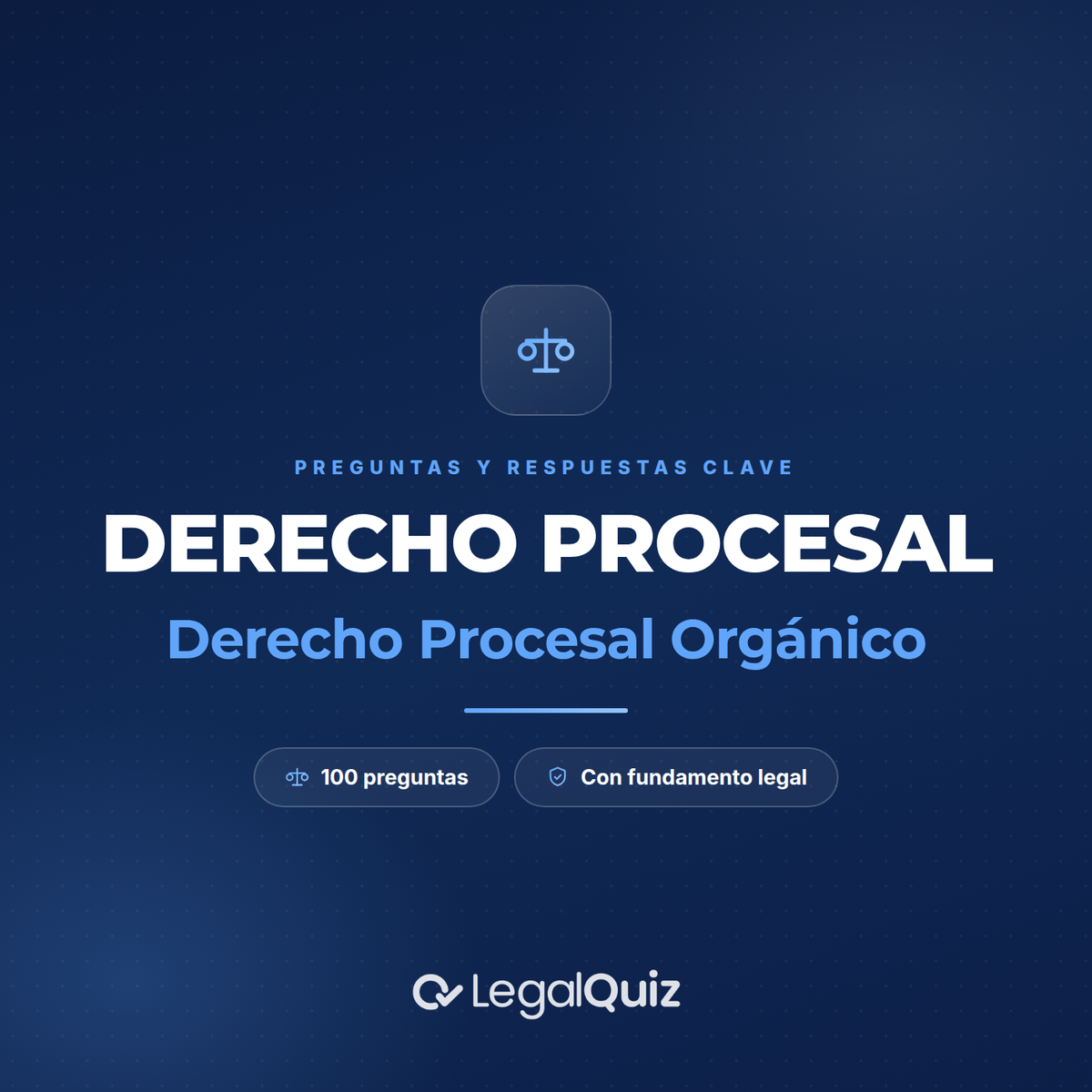 ⚖️ PDF PROCESAL |  Orgánico