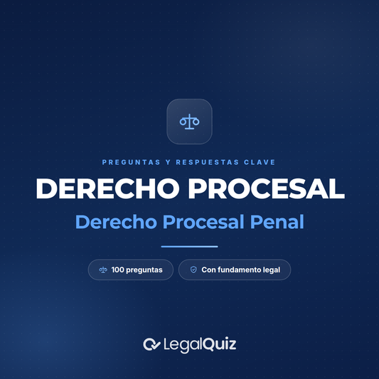 ⚖️ PDF PROCESAL | Derecho Procesal Penal