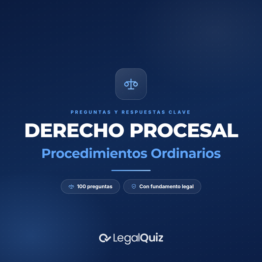 ⚖️ PDF PROCESAL |  Procedimientos Ordinarios